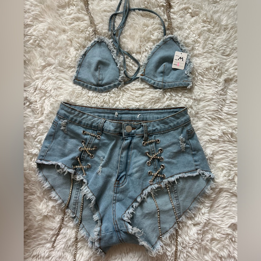 jean two piece